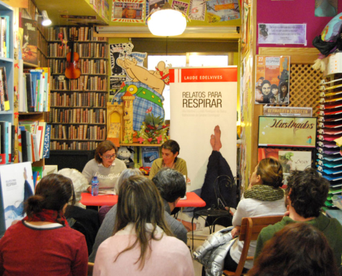 presentación de relatos con autores